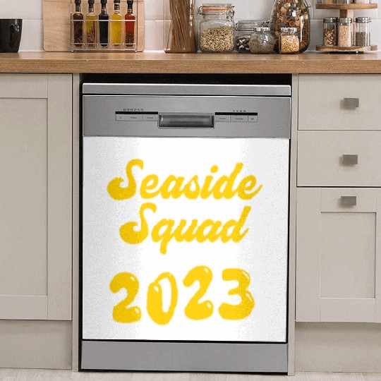 Seaside Squad 2023 Vacation Friends Spring Break Dish Washer Covers
