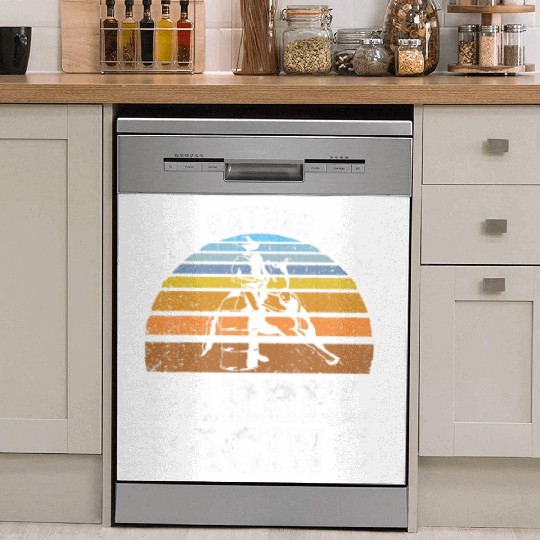 I d Rather Be Barrel Racing Barrel Racer Dish Washer Covers