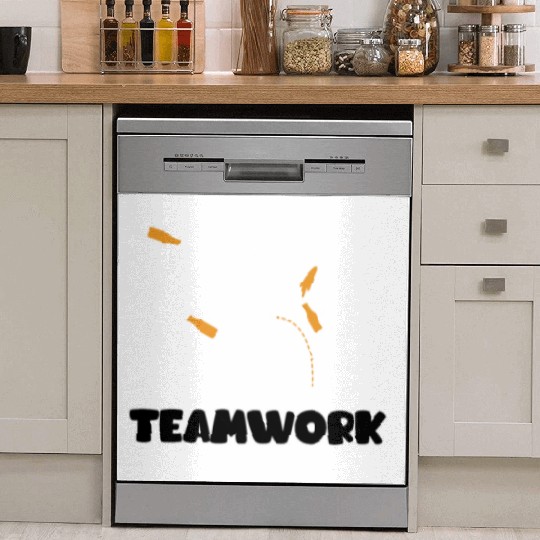 Teamwork Summer Vacation with Friends Spring Break Dish Washer Covers