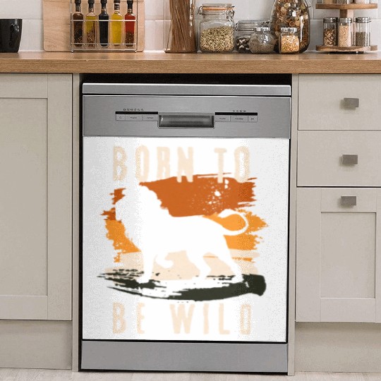 Born to be wild Lion Animal Dish Washer Covers