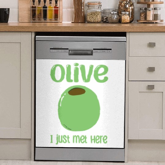 Green Olive Lover Quote Dish Washer Covers