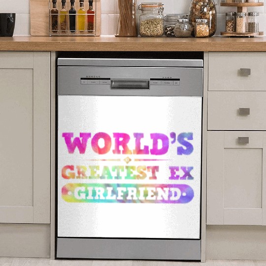 Worlds Greatest Ex Girlfriend Break Postal Service Dish Washer Covers