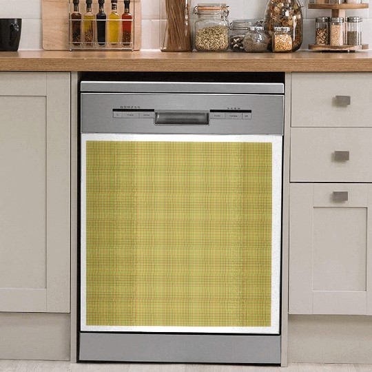 Easter Carrot Colors Plaid Pattern Dish Washer Covers