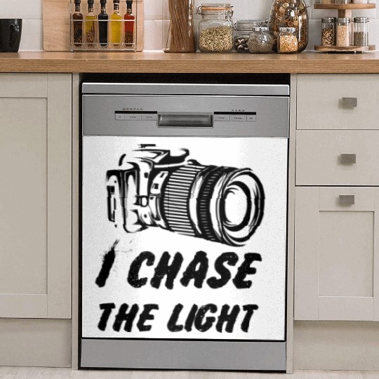 Funny Camera photography quote gift Dish Washer Covers