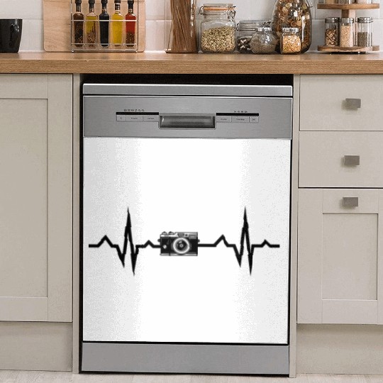 Funny Camera photography quote gift Dish Washer Covers
