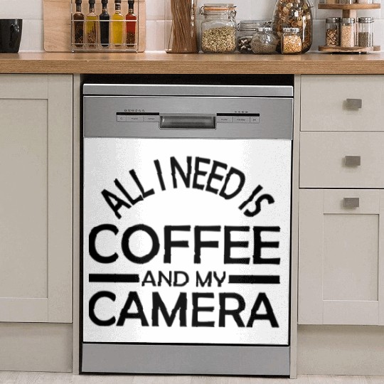 Funny Camera photography quote gift Dish Washer Covers