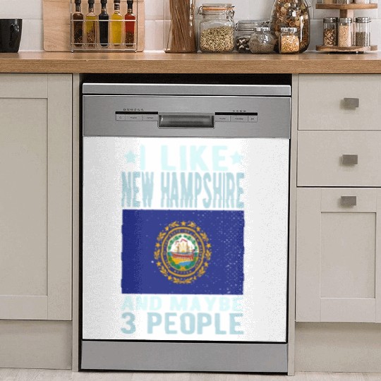 New Hampshire Flag US State Dish Washer Covers