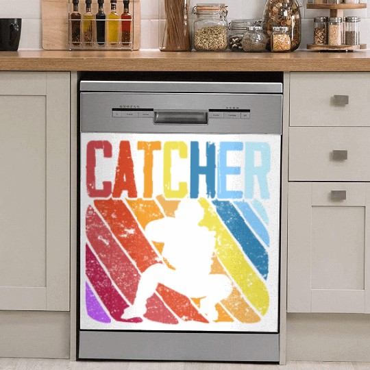Baseball Lover Baseball Player Baseball Catcher Dish Washer Covers