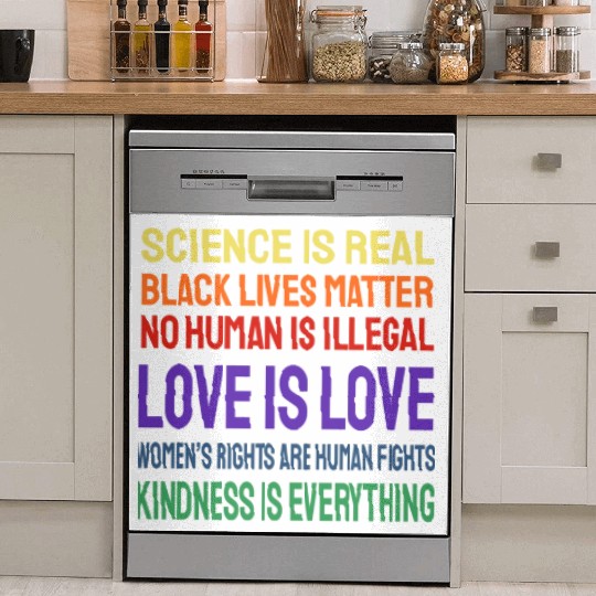 Science Is Real Black Lives Matter Dish Washer Covers