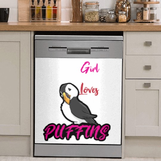 Puffin Lover Puffins Dish Washer Covers