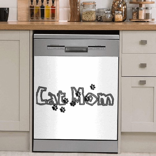 Cat Mom Dish Washer Covers