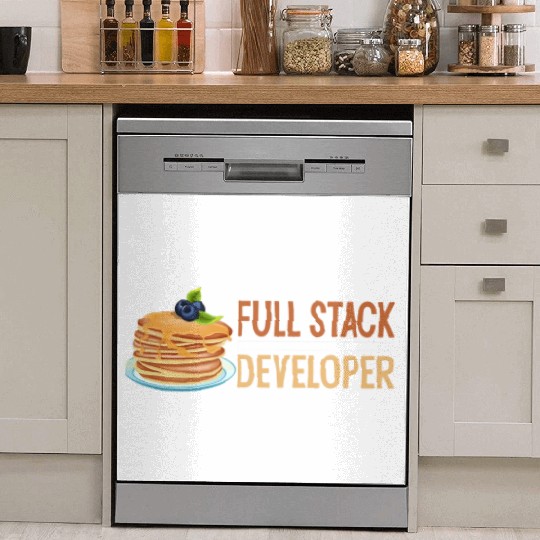 Computer Science Programmer Coder Funny Full Stack Dish Washer Covers