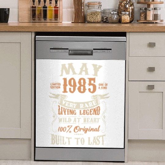 May 1985 Birthday Surprise Dish Washer Covers