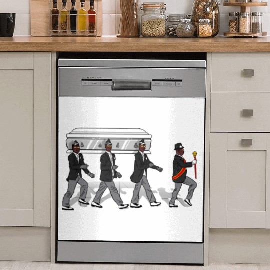 Coffin Dance Dish Washer Covers