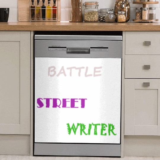 BATTLE STREET WRITER Dish Washer Covers