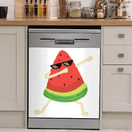 Dabbing Watermelon Melon summer Fruit Lover Dish Washer Covers