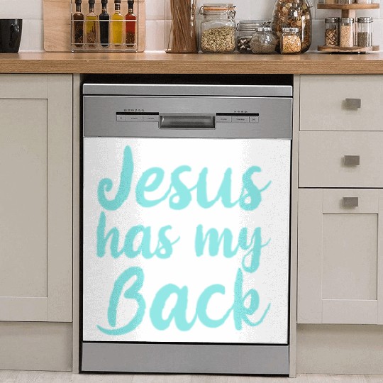 Jesus Has My Back 4 Dish Washer Covers