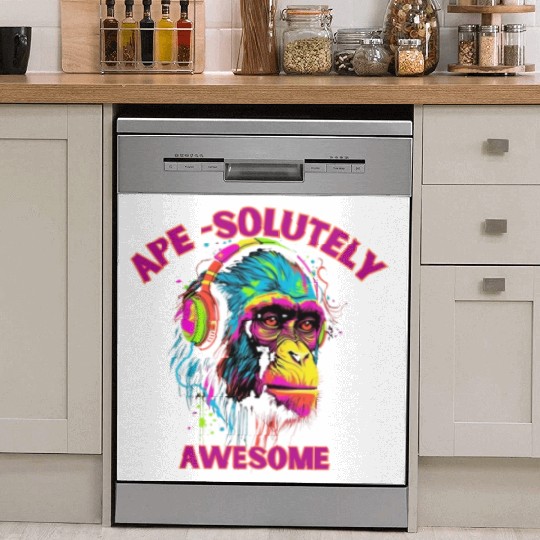 Unleash Your Wild Side with this Ape Dish Washer Covers