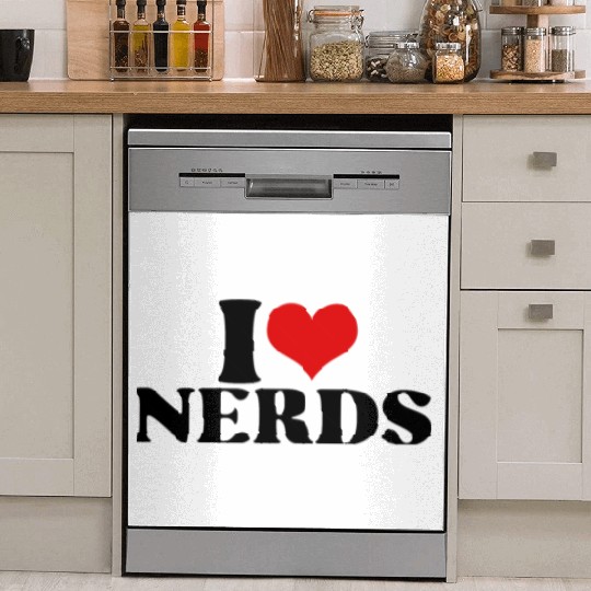 i love nerds Dish Washer Covers