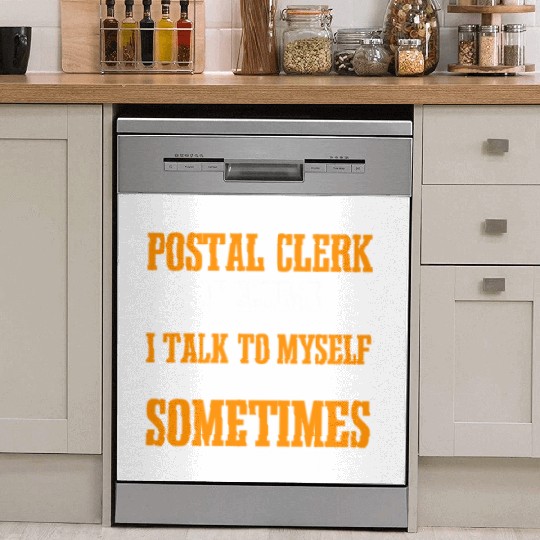 Funny Postal Clerk Costume Dish Washer Covers