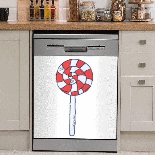 Lollipop Rainbow Sucker Candy Dish Washer Covers