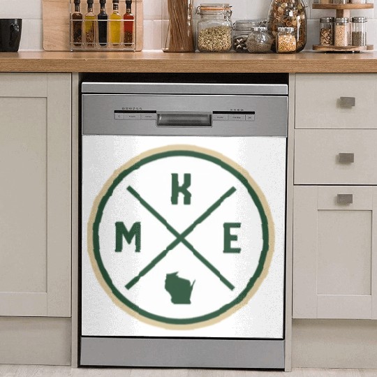 Milwaukee Circle Patch Green Dish Washer Covers