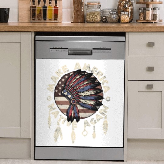 Make America Native Again Indigenous Peoples Day Dish Washer Covers