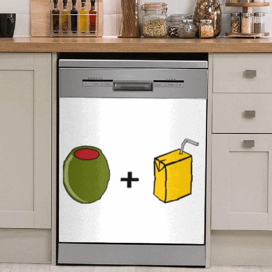 Olive Juice I Love You Dish Washer Covers