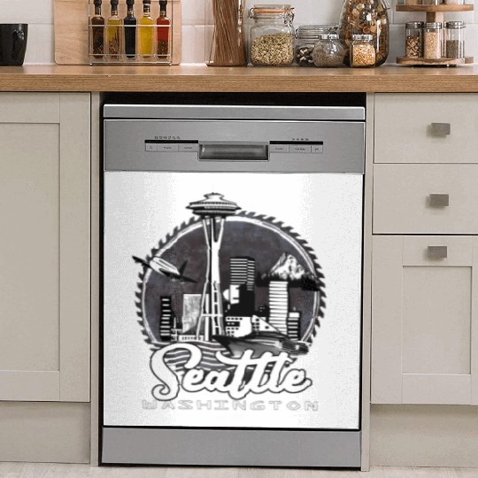 Seattle Pacific Northwest Emerald City Dish Washer Covers