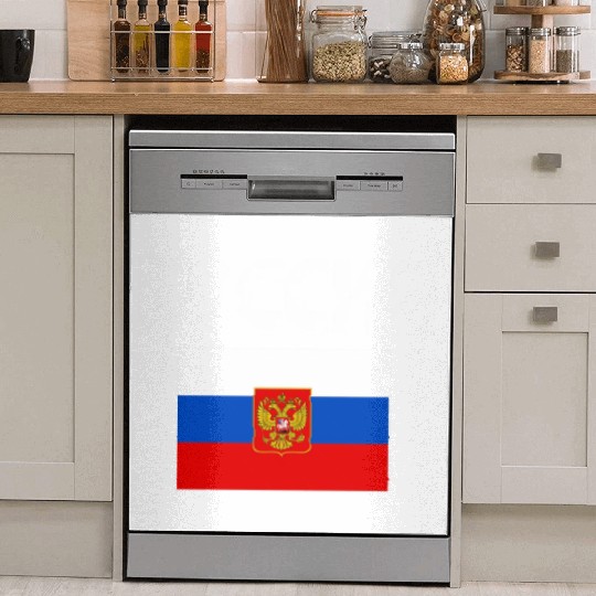 Russia Flag Russian Poccna Flags Dish Washer Covers
