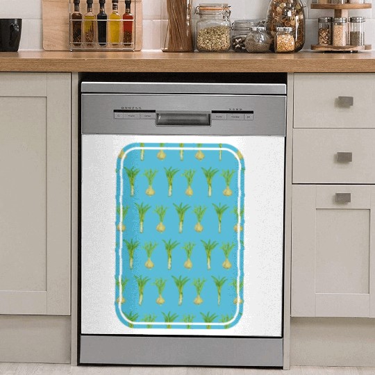 leek and onion pattern Dish Washer Covers