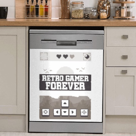 Retro Gamer Forever Embracing the Classic Dish Washer Covers