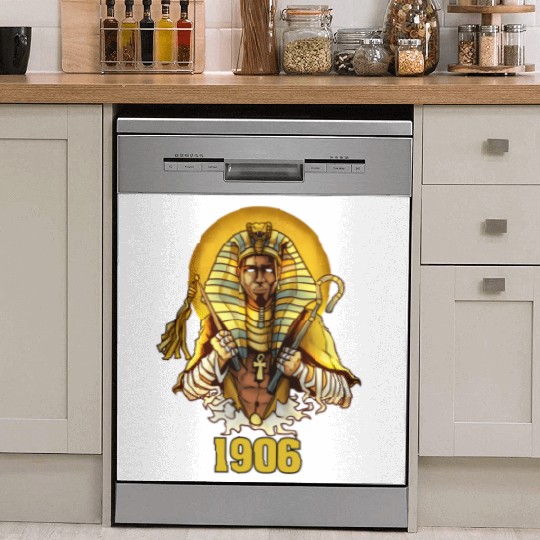 1906 Sphinx Alpha Ace Fraternity Pharoah Dish Washer Covers