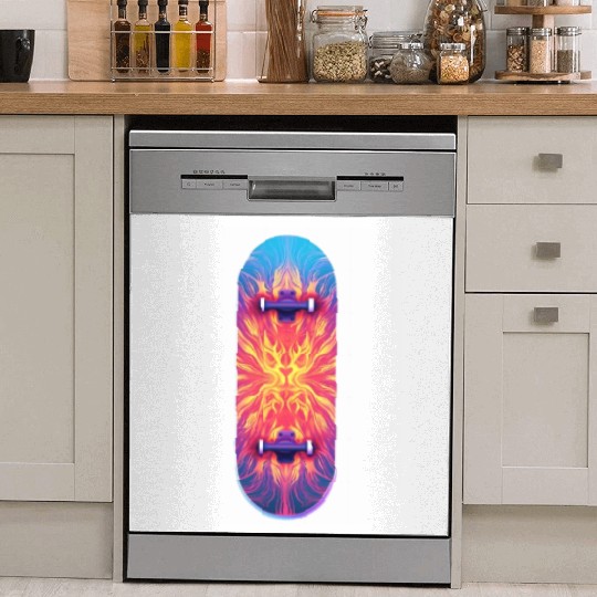 Skateboarding Skateboard Abstract Pattern Dish Washer Covers