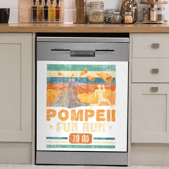 Pompeii Fun Run - Geography Volcanologist Dish Washer Covers