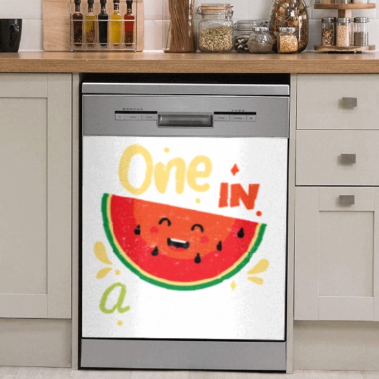 One In A Melon Watermelon Fruitarian Summer Fruit Dish Washer Covers
