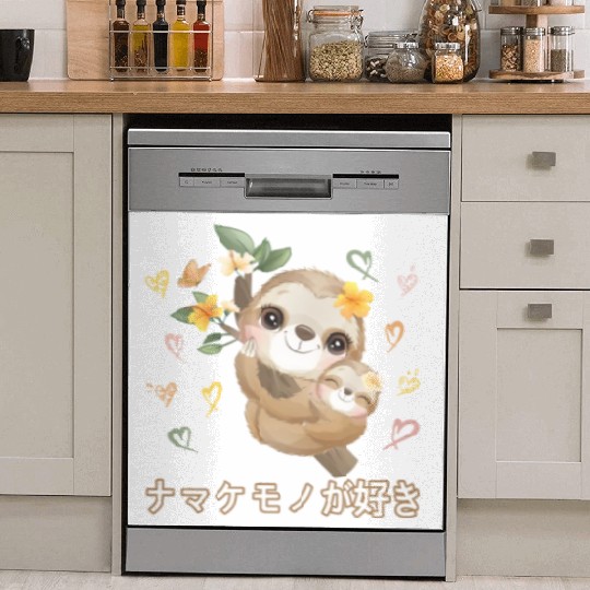I Love Sloths Love Mom Sloth Dish Washer Covers