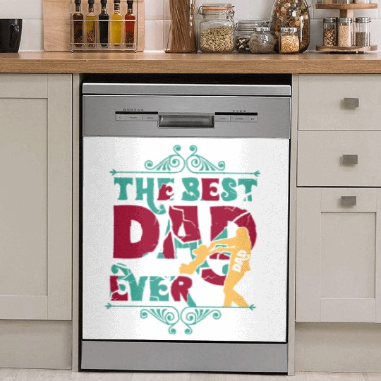 THE BEST DAD EVER Dish Washer Covers