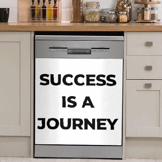 Success is a journey Motivational Typography Dish Washer Covers