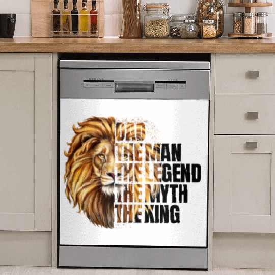 The Man the Legend Lion Dish Washer Covers