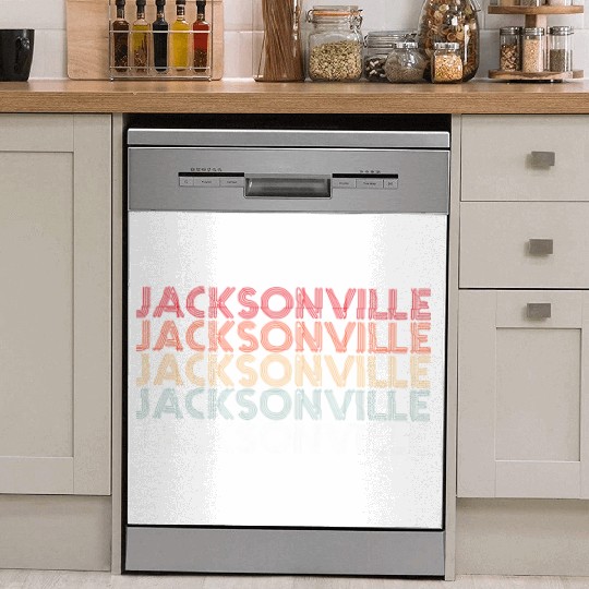 Jacksonville Florida Rainbow City Dish Washer Covers