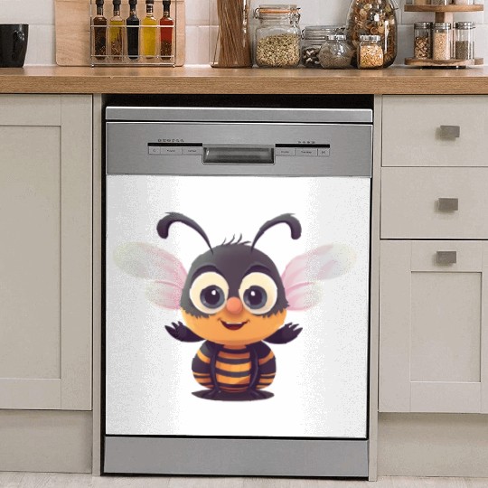 Cute Superhero Bee Bumblebee Wasp Dish Washer Covers