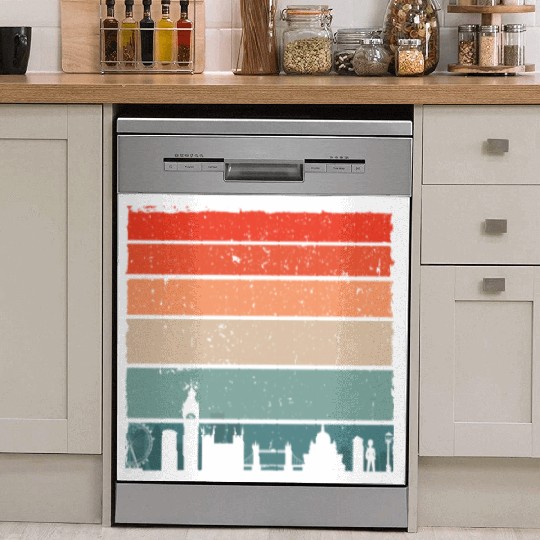 Vintage London city Dish Washer Covers