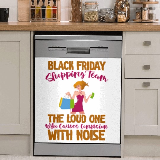 Black Friday Shopping Team 4 Dish Washer Covers