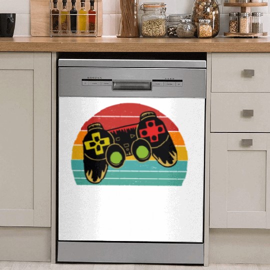 Leveling up to Daddy Funny Gift Father's Day Dish Washer Covers