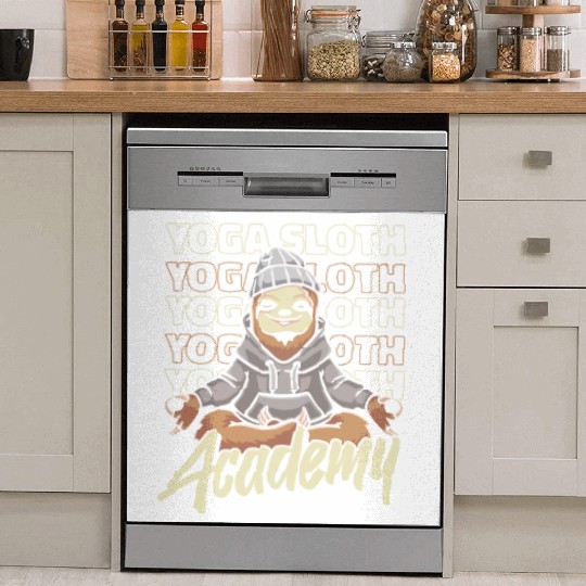 Sloth Academy Sloth Yoga Dish Washer Covers