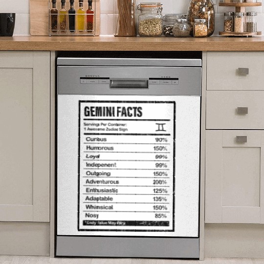Gemini Facts For And Zodiac Dish Washer Covers