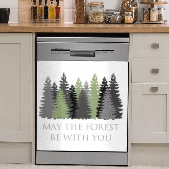 May The Forest Be With You Dish Washer Covers
