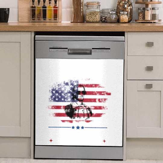 4th Of July Suck It England George Washington 1776 Dish Washer Covers