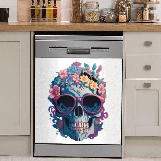 Cool Skull Dish Washer Covers